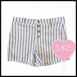 ⭐3/$25⭐Ardene Striped Shorts